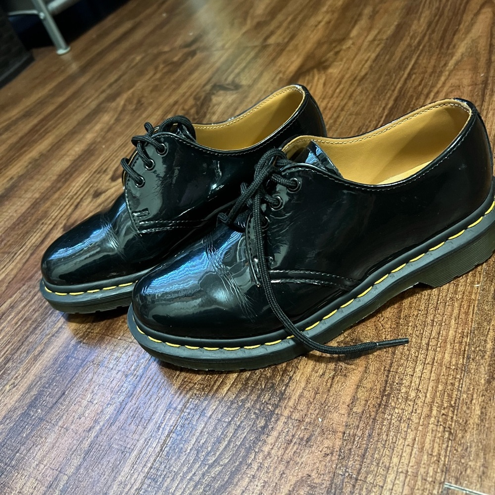 Dr. Martens Black Patent Leather Shoes